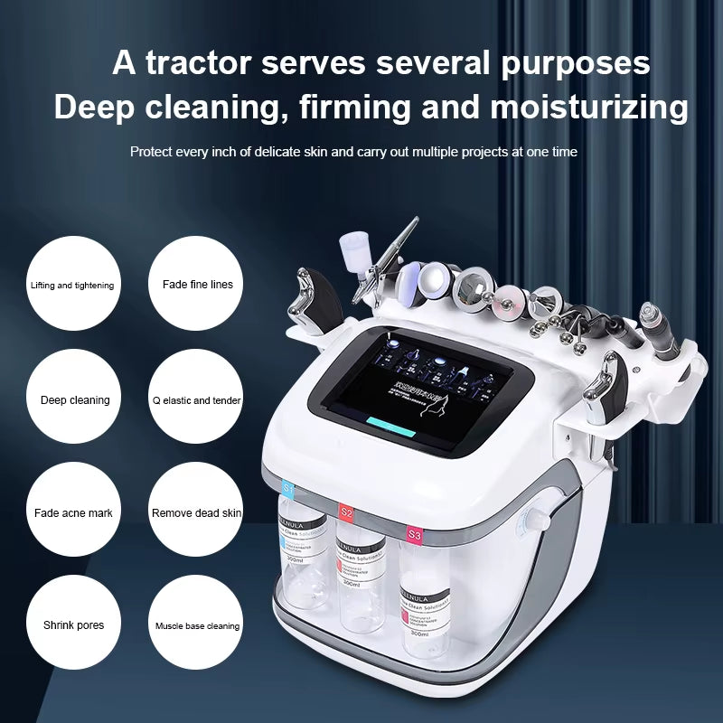 2025 10 in 1 Dermabrasion Hydro-Facial Machine CE