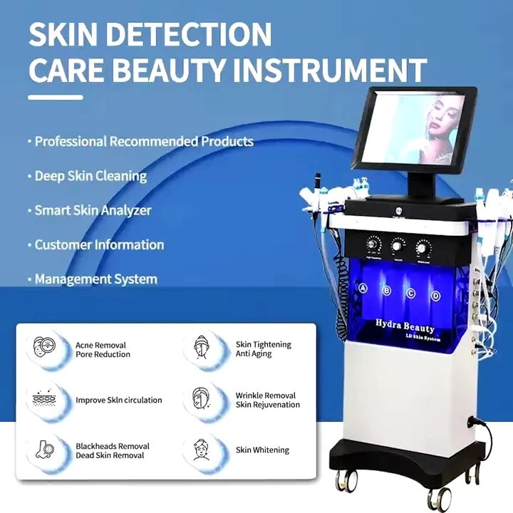 14 in 1 Aesthetic Beauty Equipment Hydro Facial Machine