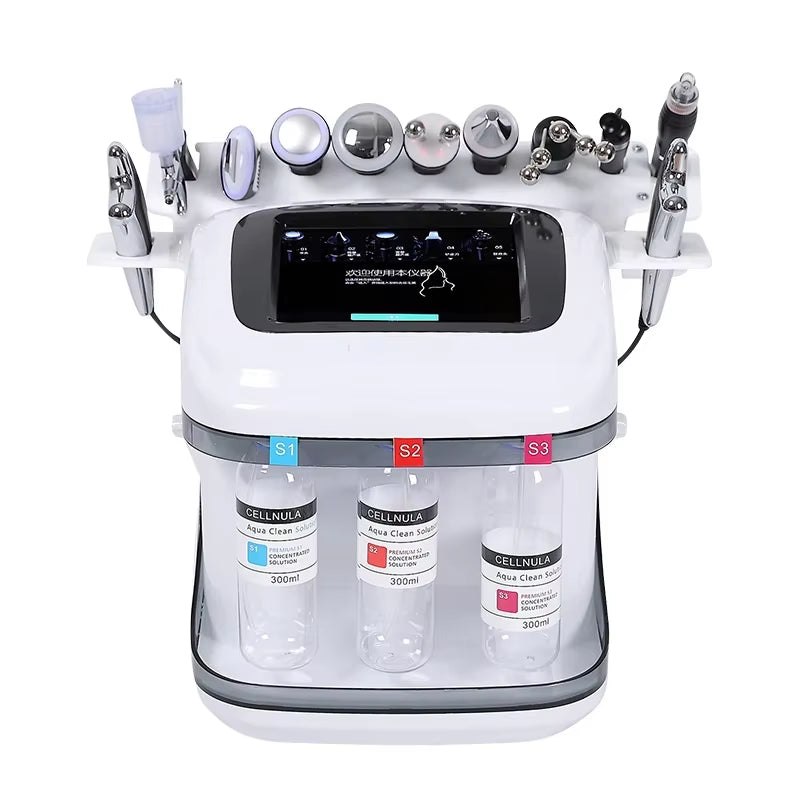 2025 10 in 1 Dermabrasion Hydro-Facial Machine CE